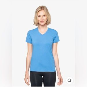 Insect Shield Women’s UPF Dri-Balance Short Sleeve V-Neck T-shirt, size small